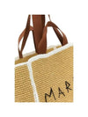 Medium Raffia Shopping Bag SHMP0122L0P6769ZO761 B0031103171 - MARNI - BALAAN 5