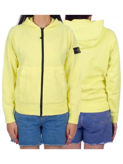 Kids Wappen Patch Hooded Jacket Yellow - STONE ISLAND - BALAAN 2