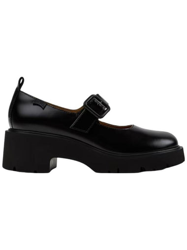 Milah Leather Mary Jane Loafer Black - CAMPER - BALAAN 1