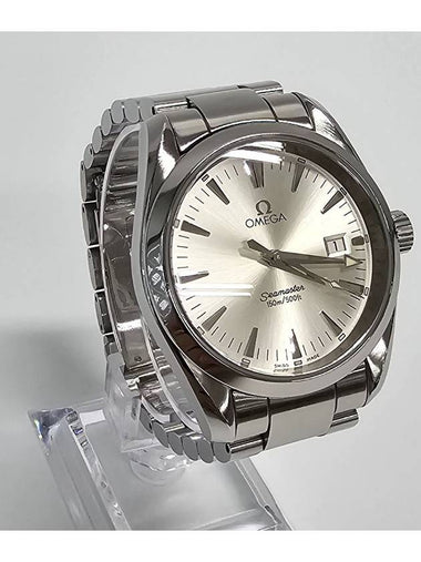 Omega Seamaster Aqua Terra 36MM Silver Dial Quartz Steel Men s Watch 2518 - OMEGA - BALAAN 1