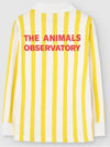 Kids Yellow Stripe Eel Polo T Shirt F24021 221GC - THE ANIMALS OBSERVATORY - BALAAN 4