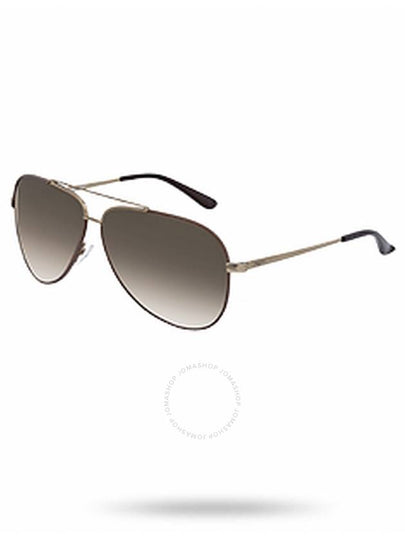 Eyewear Aviator Metal Sunglasses Brown - SALVATORE FERRAGAMO - BALAAN 2