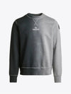 Men's ZANE SHADED Sweatshirt Black Silver PM FLE MF01 541797 - PARAJUMPERS - BALAAN 1