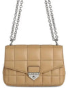 Soho Small Quilted Leather Shoulder Bag Beige - MICHAEL KORS - BALAAN 2