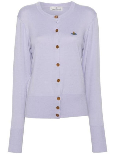 Bea Knit Cardigan Purple - VIVIENNE WESTWOOD - BALAAN 1