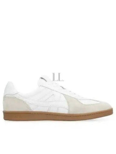 Tennis Logo Embossed Low Top Sneakers White - AMI - BALAAN 2