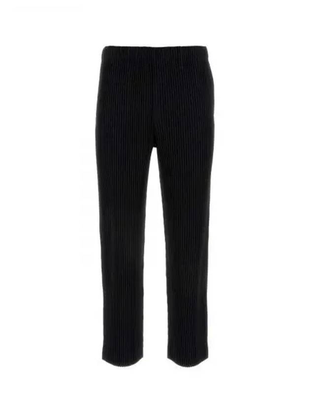 Pleated Straight Pants Black - ISSEY MIYAKE - BALAAN 2