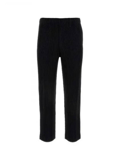 Pleated Straight Pants Black - ISSEY MIYAKE - BALAAN 2