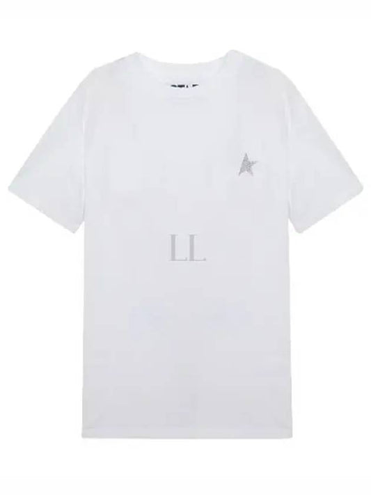 Star Printing Short Sleeve T-Shirt White - GOLDEN GOOSE - BALAAN 2