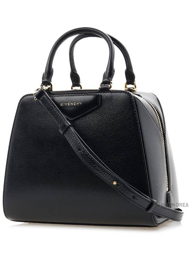 Antigona Cube Leather Mini Bag Black - GIVENCHY - BALAAN 3