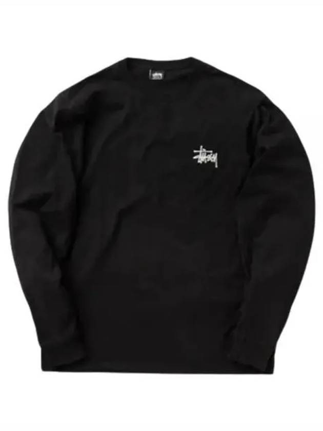 Basic LS long sleeve t-shirt black 2024 202630 - STUSSY - BALAAN 1