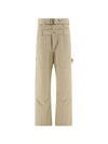 straight pants OMCE035S23FAB001 6161 beige - OFF WHITE - BALAAN 1