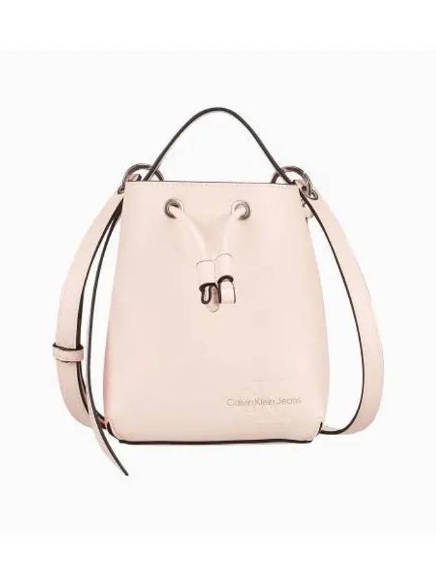 JEANS Women s Pink CKJ Sculpted Bucket Bag DH3350 625 - CALVIN KLEIN - BALAAN 2