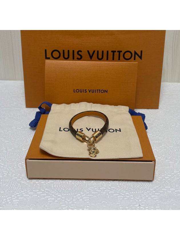 Vivienne Monogram Bracelet Gold - LOUIS VUITTON - BALAAN.