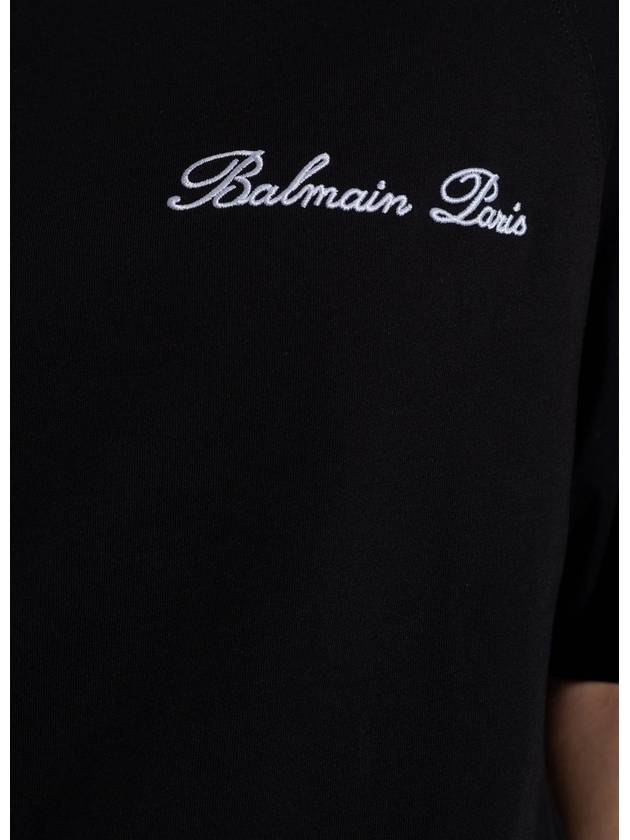 Balmain Cotton T-shirt, Women's, Black - BALMAIN - BALAAN 5