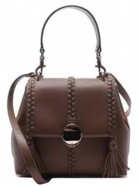 Penelope Leather Shoulder Bag Dark Nut - CHLOE - BALAAN 2