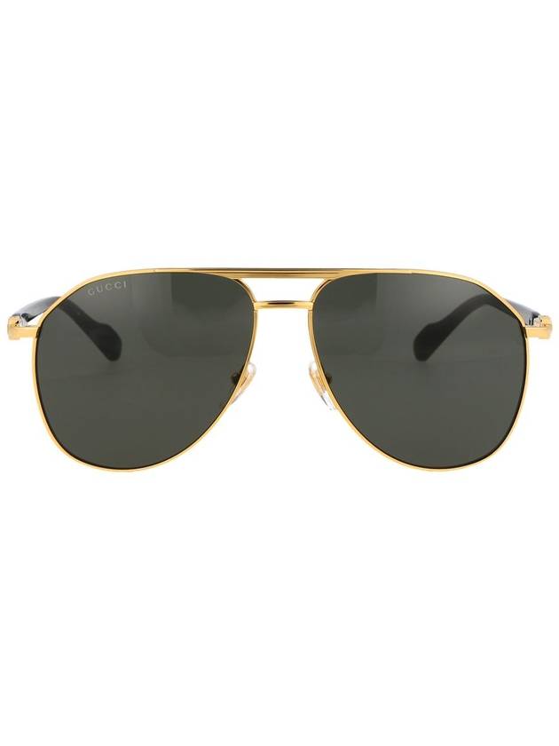 Eyewear Pilot Frame Sunglasses Grey - GUCCI - BALAAN 2