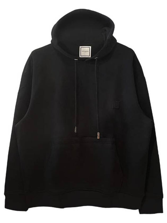 Feather Back Logo Hoodie Black - WOOYOUNGMI - BALAAN 2