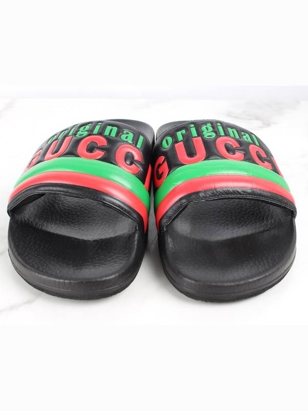 Original logo slippers 42 5 275 - GUCCI - BALAAN 3