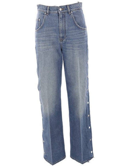 snap wide jeans blue - STELLA MCCARTNEY - BALAAN 2