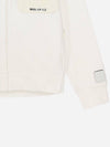 Men s Cotton Hooded Zip up White 12CMSS078A005086W - CP COMPANY - BALAAN 4