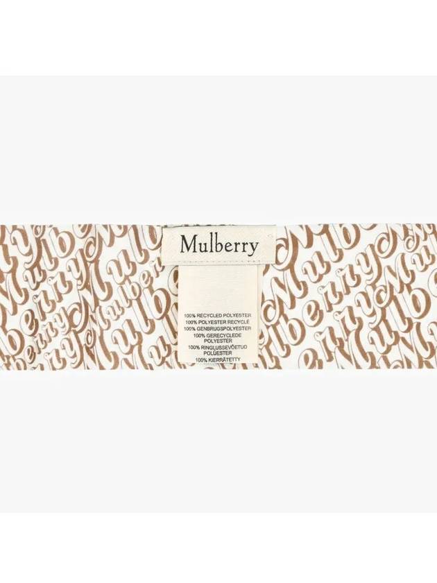 Fantasy Mulberry Logo Scarf Eggshell Maple - MULBERRY - BALAAN 4