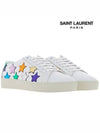 Women's California Multimetal Star Low Top Sneakers White - SAINT LAURENT - BALAAN 6