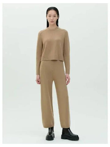 Women s Cashmere Cozy Pull on Pants Trousers Royal Camel Domestic Product GM0024082792696 - THEORY - BALAAN 1