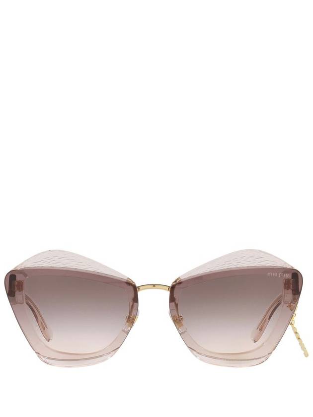 Miu Miu MU 01XS Light Brown Transparent - MIU MIU - BALAAN 1