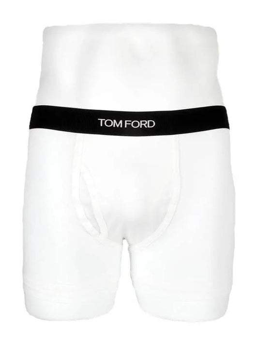 Men's Boxer Briefs Underwear White 2 Piece Set T4XC3 100 - TOM FORD - BALAAN 2