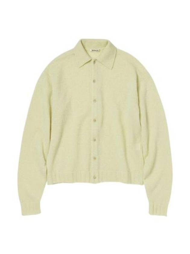 Cardigan A24AS01SC Yellow LIGHTYELLOW - AURALEE - BALAAN 1