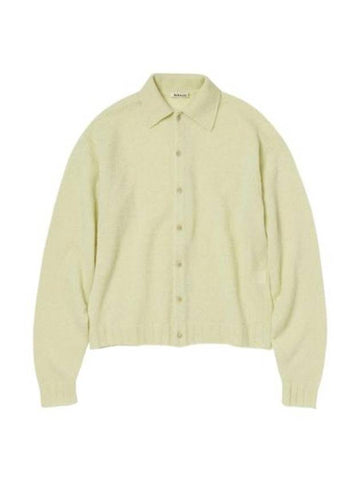 Cardigan A24AS01SC Yellow LIGHTYELLOW - AURALEE - BALAAN 1