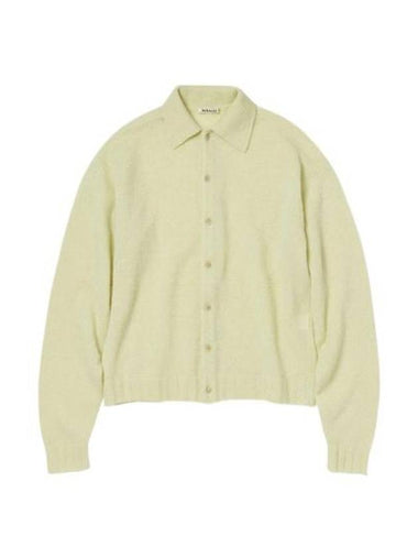 Cardigan A24AS01SC Yellow LIGHTYELLOW - AURALEE - BALAAN 1