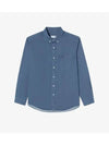 Men s Pocket Denim Shirt Navy - LACOSTE - BALAAN 1