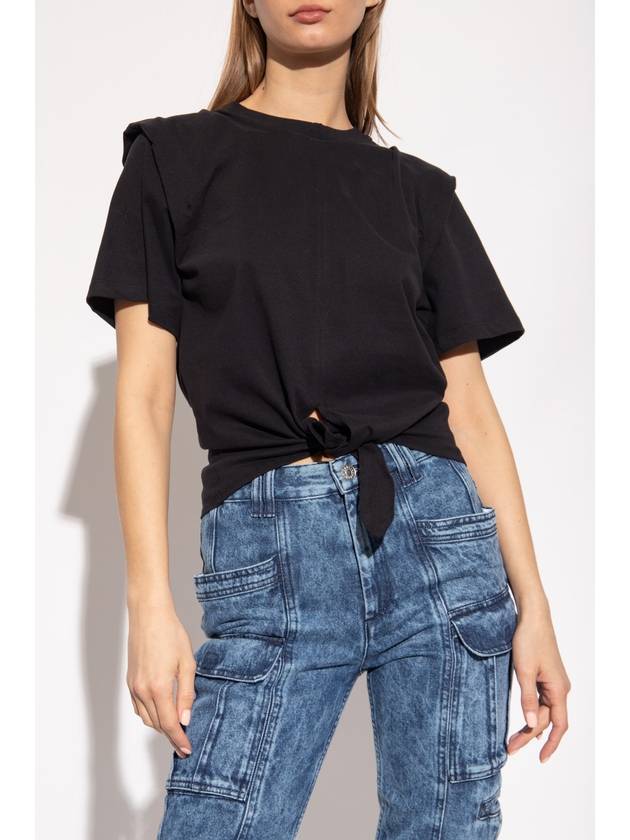 Isabel Marant ‘Zelikia’ T-shirt, Women's, Black - ISABEL MARANT - BALAAN 3