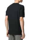 Logo Crew Neck Short Sleeve T-Shirt Black - CP COMPANY - BALAAN 6