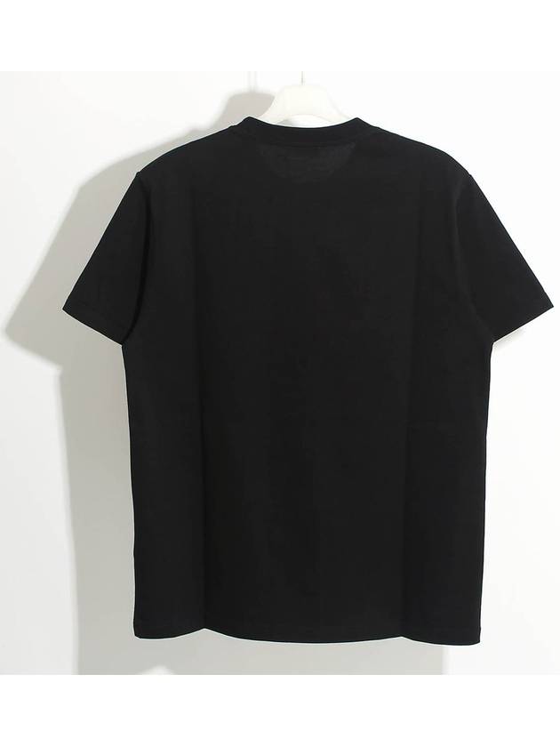 Logo Short Sleeve Black 443J696A0554 980 - DIOR - BALAAN 3