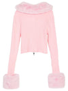 House of Sunny VOL20200 PINK Women s Zip up Cardigan - HAUS OF HONEY - BALAAN 2