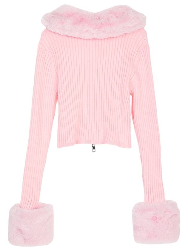 House of Sunny VOL20200 PINK Women s Zip up Cardigan - HAUS OF HONEY - BALAAN 2