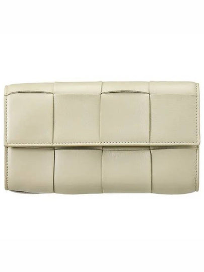 Intrecciato Flap Long Wallet Travertine - BOTTEGA VENETA - BALAAN 2