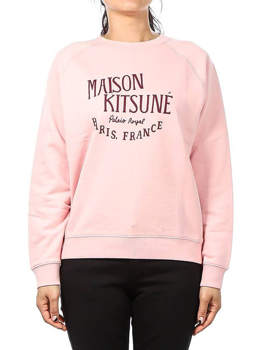 Women s Sweatshirt LW00304KM0001 PALE PINK - MAISON KITSUNE - BALAAN 1