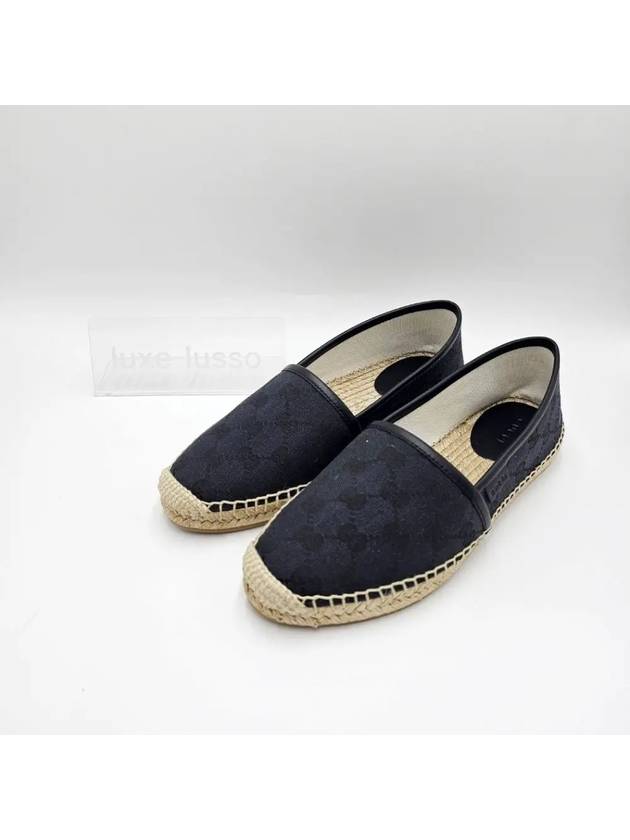 GG Canvas Espadrille Black - GUCCI - BALAAN 2