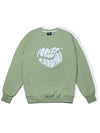 Oversized Fit Carnival Sweatshirt Mint Green - FOREEDCLUB - BALAAN 2