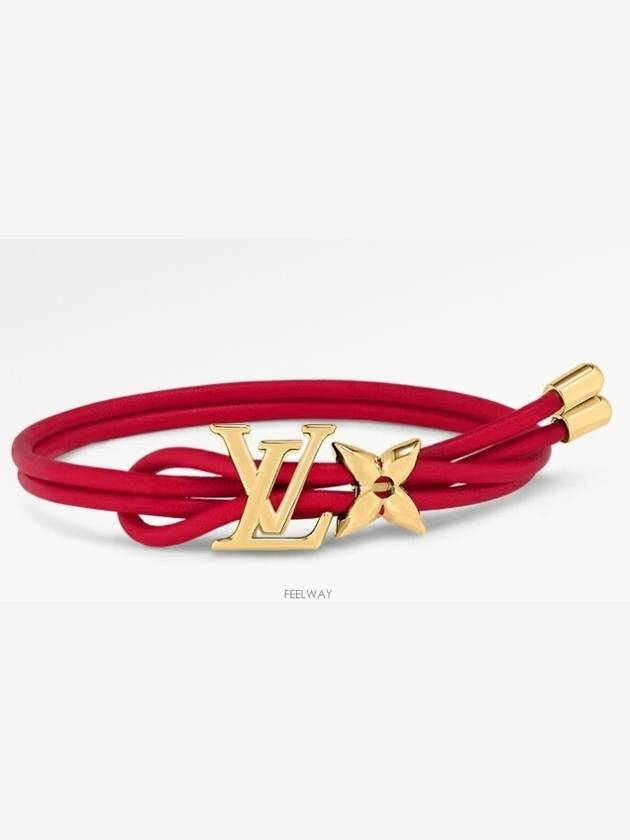 LV Bloom Bracelet Red - LOUIS VUITTON - BALAAN 2