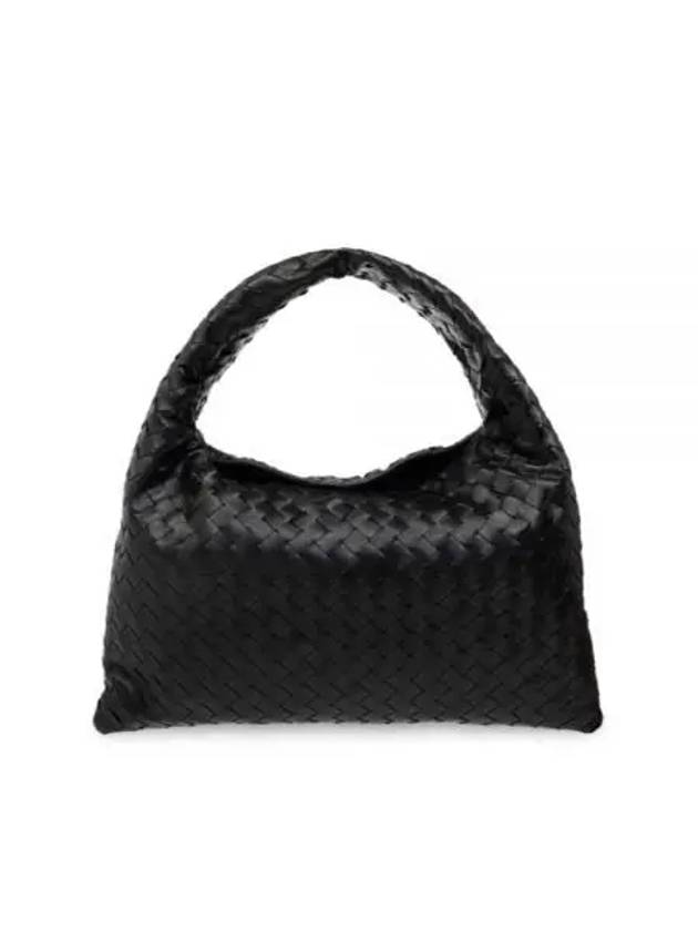 Intrecciato Hop Small Tote Bag Black - BOTTEGA VENETA - BALAAN 2