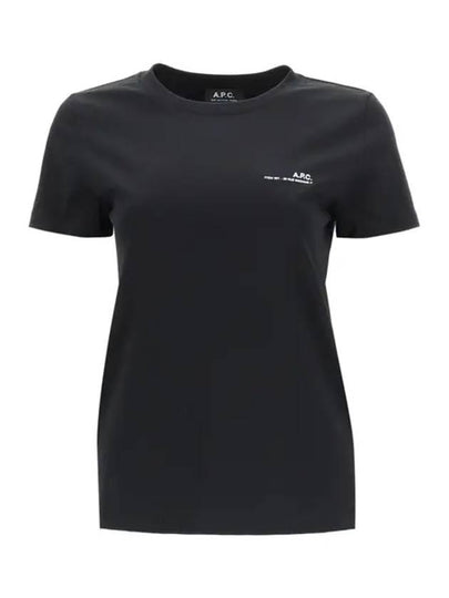 Women's Item Logo Short Sleeve T-Shirt Black - A.P.C. - BALAAN 2