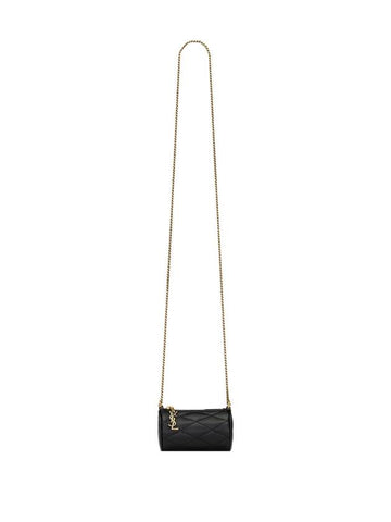 Micro Sade Tube Lambskin Shoulder Bag Black - SAINT LAURENT - BALAAN 1