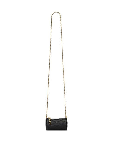 Micro Sade Tube Lambskin Shoulder Bag Black - SAINT LAURENT - BALAAN 1