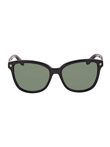 Eyewear Logo Square Sunglasses Green - SALVATORE FERRAGAMO - BALAAN 1