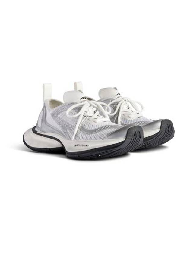 Circuit Low Top Sneakers White Silver - BALENCIAGA - BALAAN 3